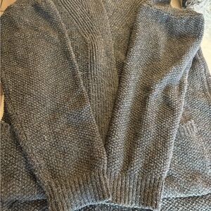 Gray Women's Cardigan Sweater